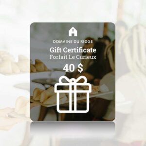 Certificat-cadeau <h6>Forfait Le Curieux</h6>
