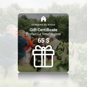 Certificat-cadeau <h6>Forfait Le Vendangeur</h6>